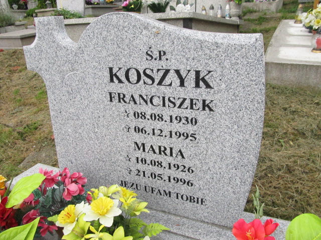 Maria Koszyk 1926 Polanica Zdrój - Grobonet - Wyszukiwarka osób pochowanych