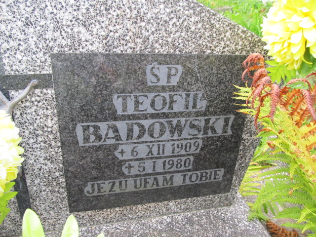 Teofil Badowski 1909 Polanica Zdrój - Grobonet - Wyszukiwarka osób pochowanych
