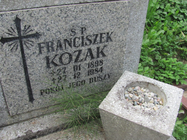 Franciszek Kozak 1898 Polanica Zdrój - Grobonet - Wyszukiwarka osób pochowanych