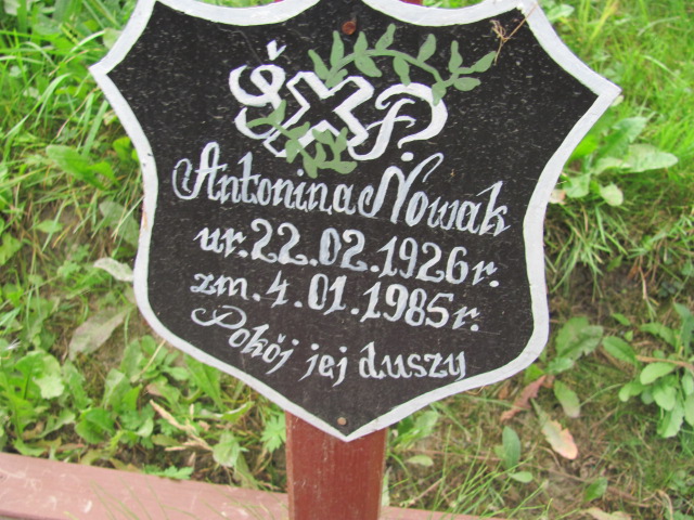 Antonina Nowak 1926 Polanica Zdrój - Grobonet - Wyszukiwarka osób pochowanych