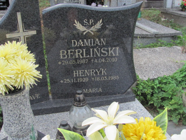 Damian Berliński 1987 Polanica Zdrój - Grobonet - Wyszukiwarka osób pochowanych