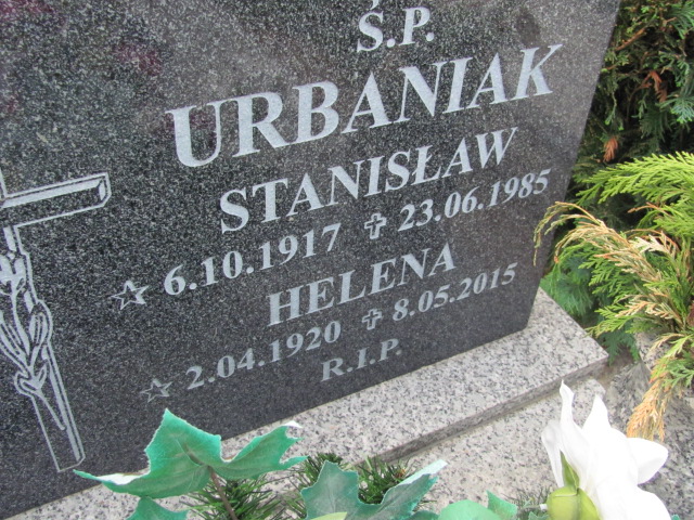 Helena Urbaniak 1920 Polanica Zdrój - Grobonet - Wyszukiwarka osób pochowanych