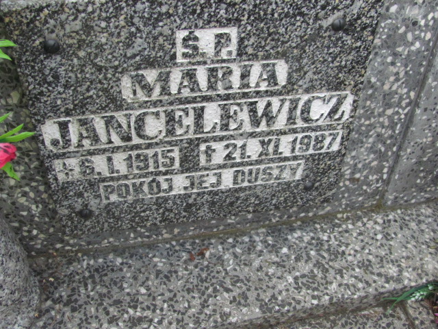 Maria Jancelewicz 1915 Polanica Zdrój - Grobonet - Wyszukiwarka osób pochowanych