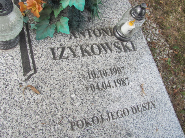 Antoni Iżykowski 1907 Polanica Zdrój - Grobonet - Wyszukiwarka osób pochowanych