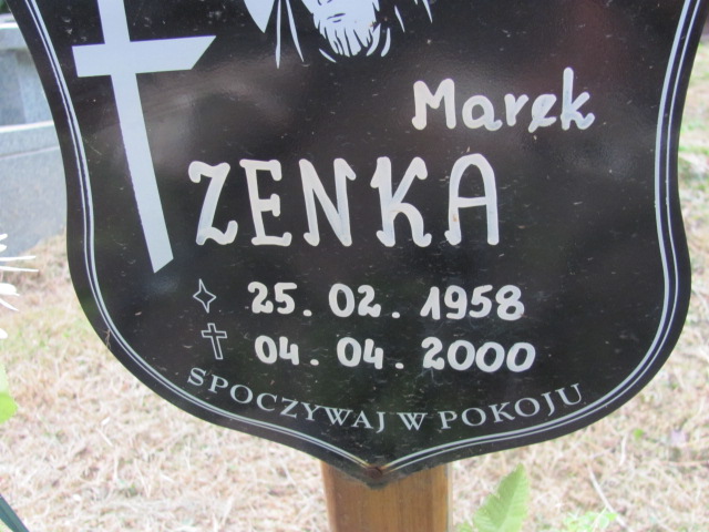 Marek Zenka 1958 Polanica Zdrój - Grobonet - Wyszukiwarka osób pochowanych