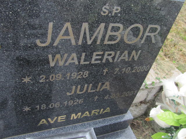 Julia Jambor 1926 Polanica Zdrój - Grobonet - Wyszukiwarka osób pochowanych