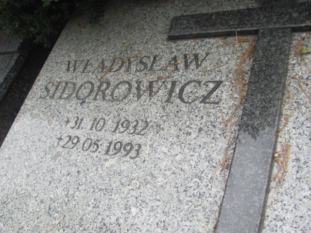 Władysław Sidorowicz 1932 Polanica Zdrój - Grobonet - Wyszukiwarka osób pochowanych
