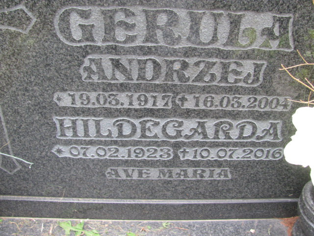 Hildegarda Gerula 1923 Polanica Zdrój - Grobonet - Wyszukiwarka osób pochowanych
