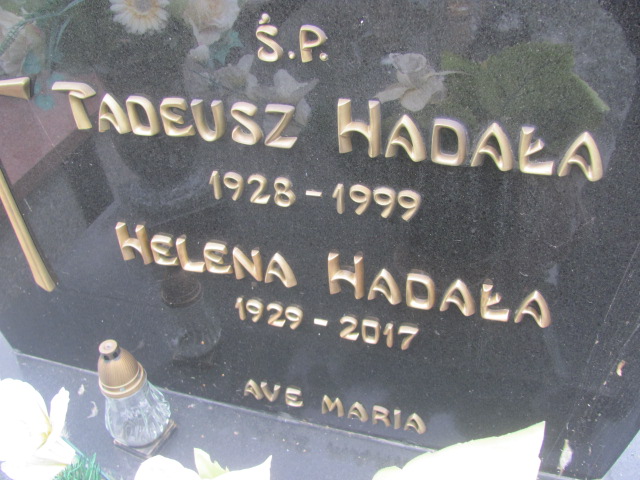Tadeusz Hadała 1928 Polanica Zdrój - Grobonet - Wyszukiwarka osób pochowanych