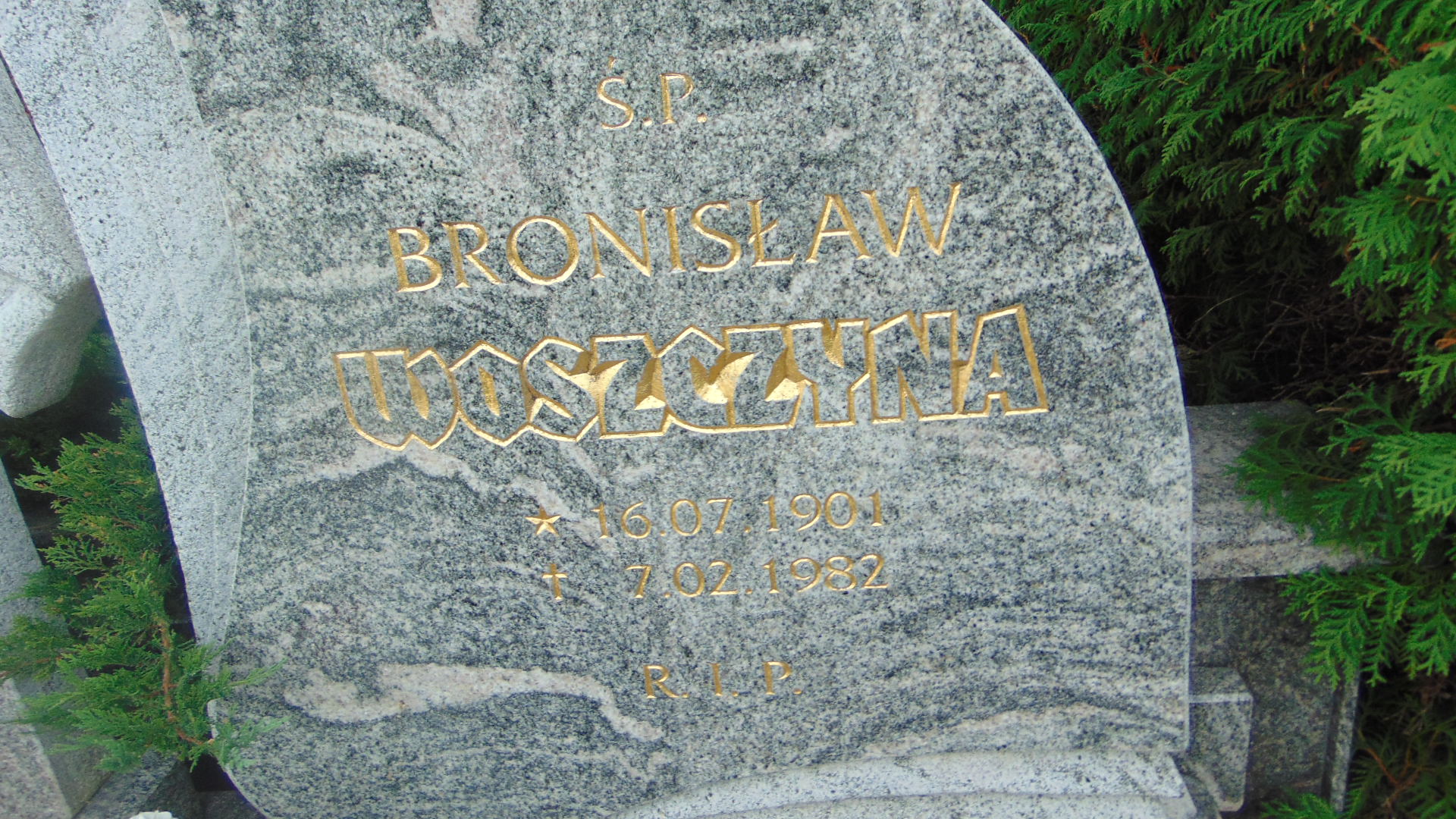 Bronisław Woszczyna 1901 Polanica Zdrój - Grobonet - Wyszukiwarka osób pochowanych