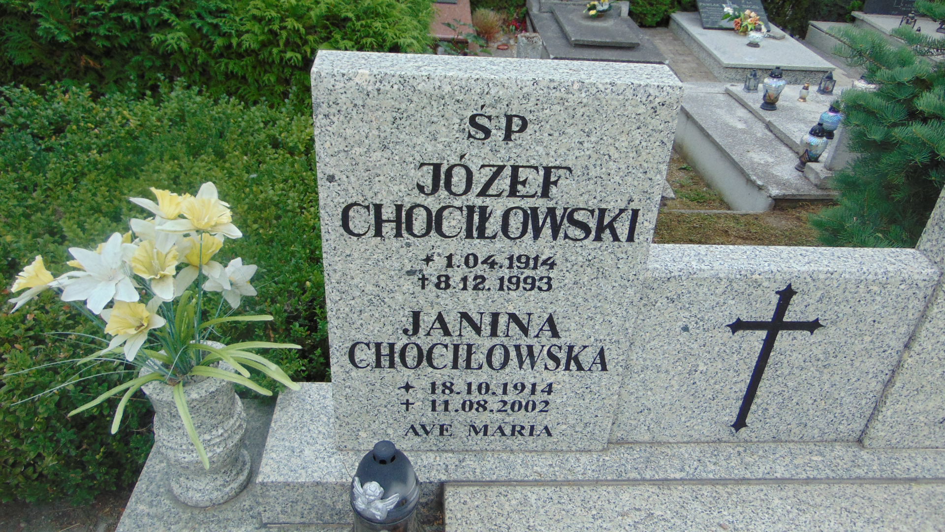 Józef Chociłowski 1914 Polanica Zdrój - Grobonet - Wyszukiwarka osób pochowanych