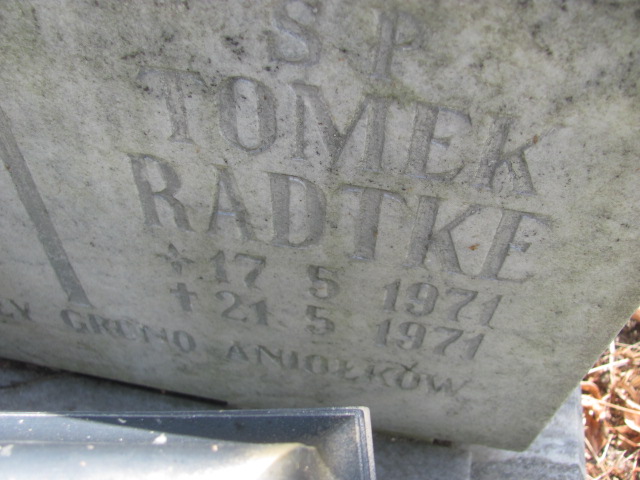 Tomasz Radtke 1971 Polanica Zdrój - Grobonet - Wyszukiwarka osób pochowanych