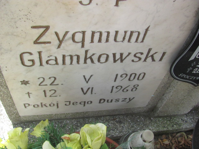 Zygmunt Glamkowski 1900 Polanica Zdrój - Grobonet - Wyszukiwarka osób pochowanych