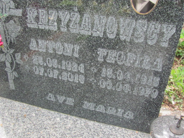 Antoni Krzyżanowski 1924 Polanica Zdrój - Grobonet - Wyszukiwarka osób pochowanych