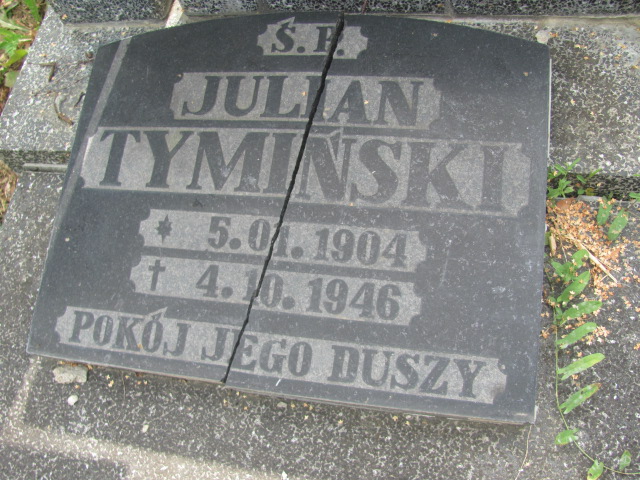 Julian Tymiński 1904 Polanica Zdrój - Grobonet - Wyszukiwarka osób pochowanych