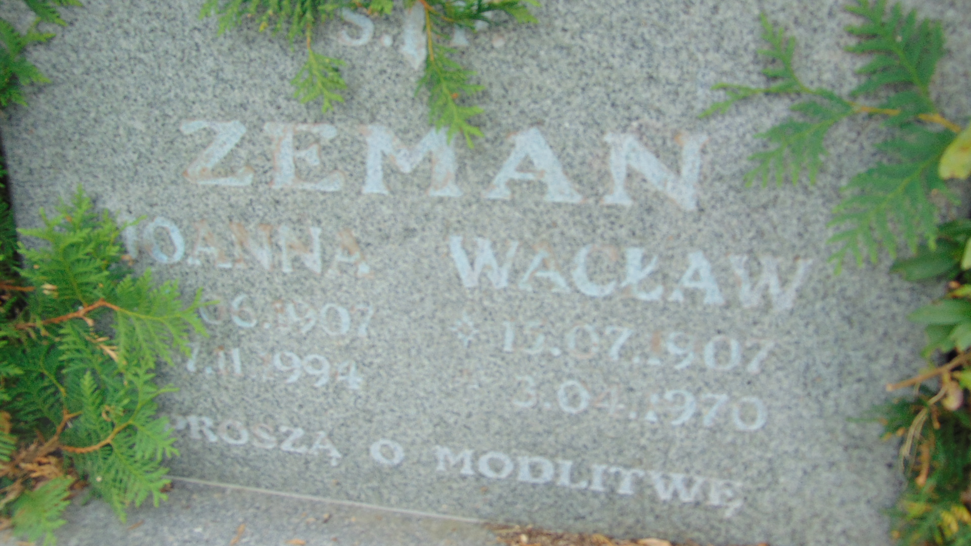 Joanna Zeman 1907 Polanica Zdrój - Grobonet - Wyszukiwarka osób pochowanych