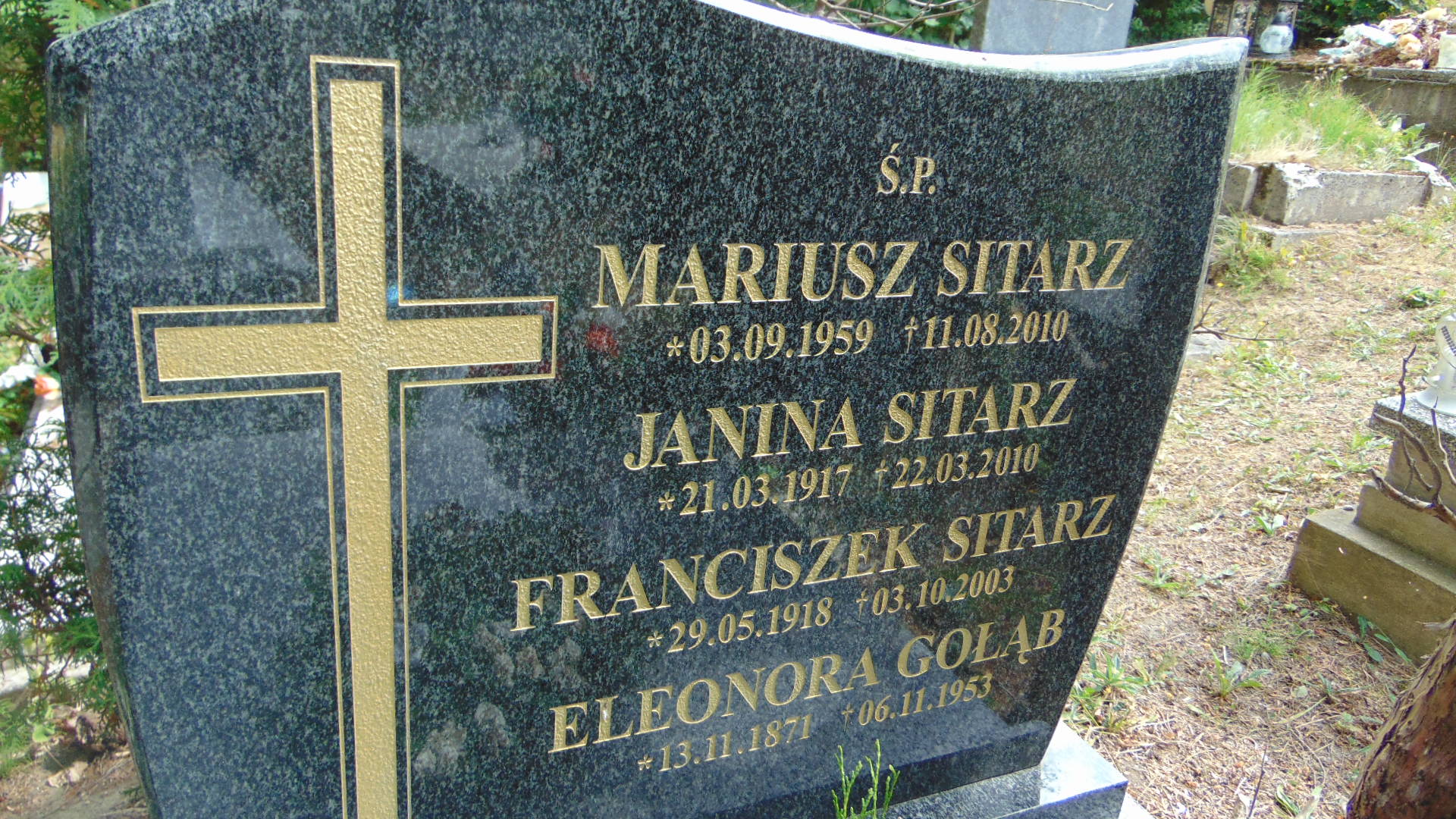 Mariusz Sitarz  1959 Polanica Zdrój - Grobonet - Wyszukiwarka osób pochowanych