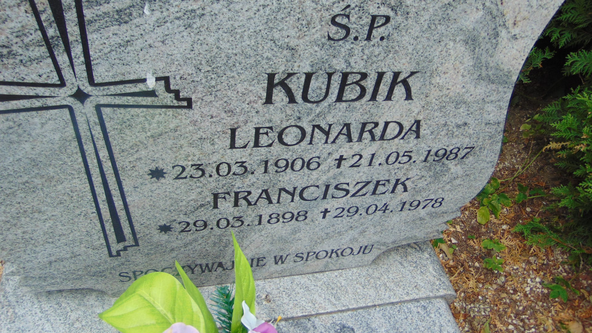Leonarda Kubik 1906 Polanica Zdrój - Grobonet - Wyszukiwarka osób pochowanych