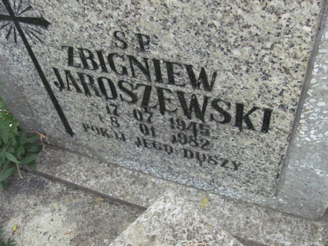 Zbigniew Jaroszewski 1945 Polanica Zdrój - Grobonet - Wyszukiwarka osób pochowanych