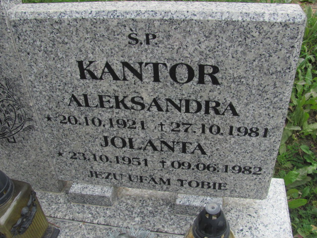 Aleksandra Kantor 1921 Polanica Zdrój - Grobonet - Wyszukiwarka osób pochowanych