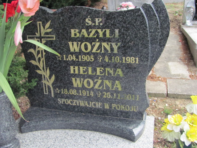 Bazyli Woźny 1905 Polanica Zdrój - Grobonet - Wyszukiwarka osób pochowanych