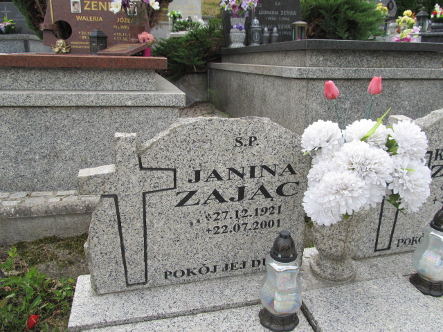 Janina Zając 1921 Polanica Zdrój - Grobonet - Wyszukiwarka osób pochowanych