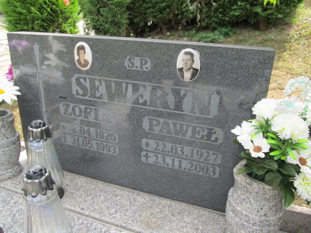 Zofia Seweryn  1926 Polanica Zdrój - Grobonet - Wyszukiwarka osób pochowanych